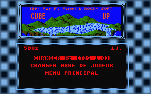 Cube Up - Make Diagonals atari screenshot
